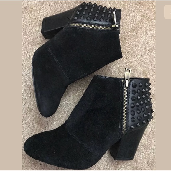 JESSICA SIMPSON CASINO SUEDE ANKLE BOOTIES sz 6.5 - Picture 5 of 8